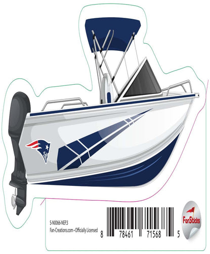 Fan Creations Decal New England Patriots 3in Decal Boat