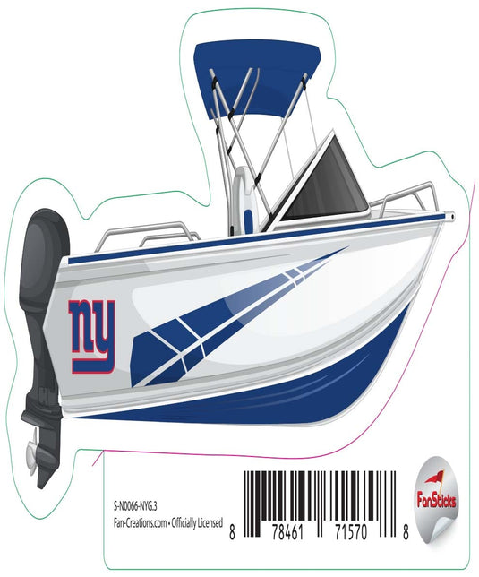 Fan Creations Decal New York Giants 3in Decal Boat
