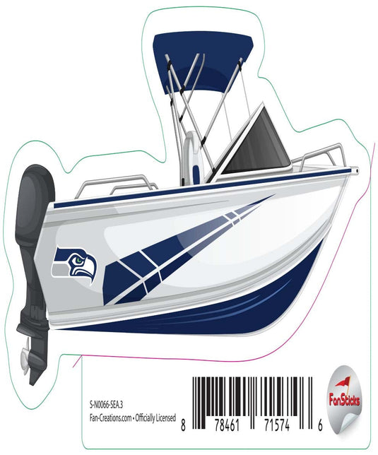Fan Creations Decal Seattle Seahawks 3in Decal - Boat