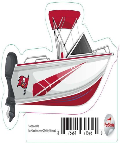 Fan Creations Decal Tampa Bay Buccaneers 3in Decal - Boat