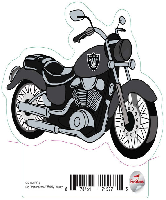 Fan Creations Decal Las Vegas Raiders 3in Decal Motorcycle