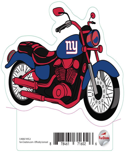 Fan Creations Decal New York Giants 3in Decal Motorcycle