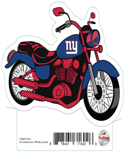 Fan Creations Decal New York Giants 3in Decal Motorcycle