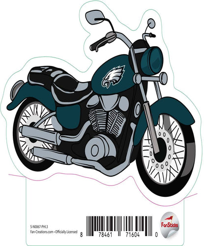 Fan Creations Decal Philadelphia Eagles 3in Decal Motorcycle