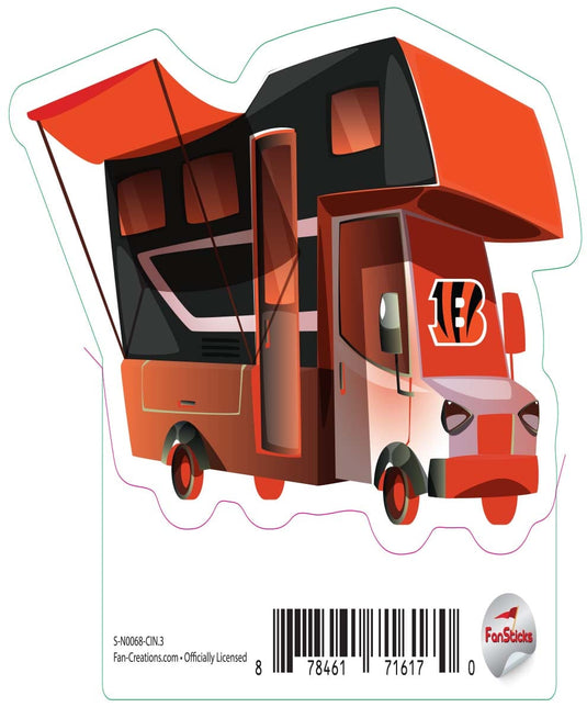 Fan Creations Decal Cincinnati Bengals 3in Decal RV