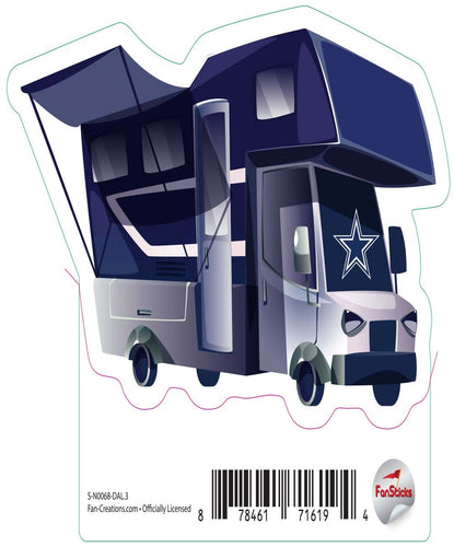 Fan Creations Decal Dallas Cowboys 3in Decal RV