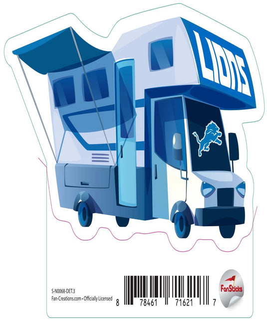 Fan Creations Decal Detroit Lions 3in Decal RV