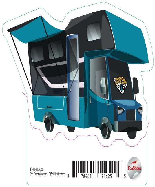 Fan Creations Decal Jacksonville Jaguars 3in Decal RV