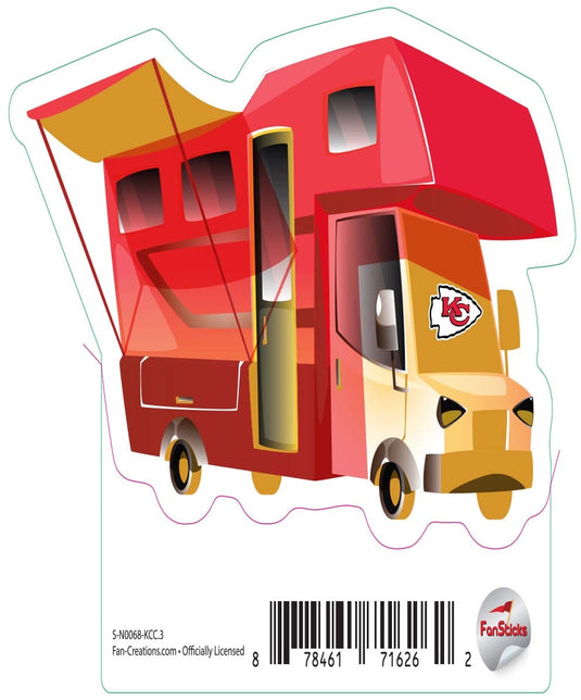 Fan Creations Decal Kansas City Chiefs 3in Decal RV