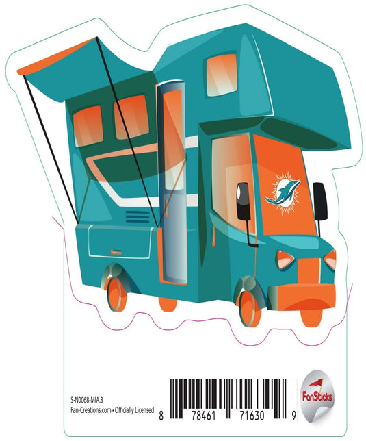 Fan Creations Decal Miami Dolphins 3in Decal RV