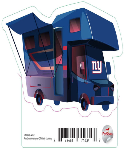 Fan Creations Decal New York Giants 3in Decal RV