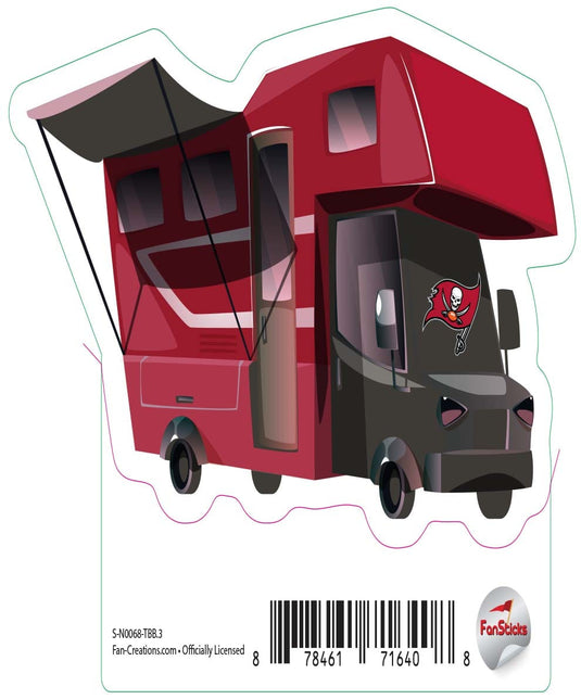 Fan Creations Decal Tampa Bay Buccaneers 3in Decal - RV