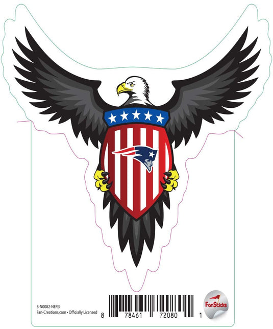 Fan Creations Decal New England Patriots 3in Decal Eagle