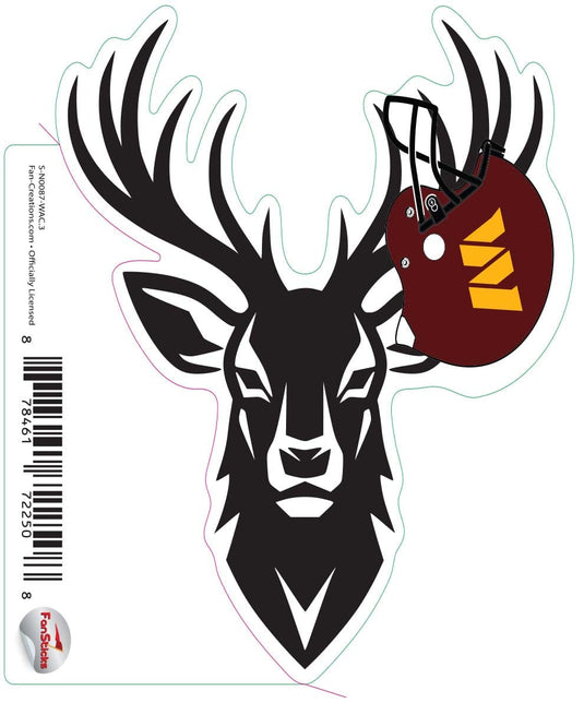 Fan Creations Decal Washington Commanders 3in Decal - Deer Helmet