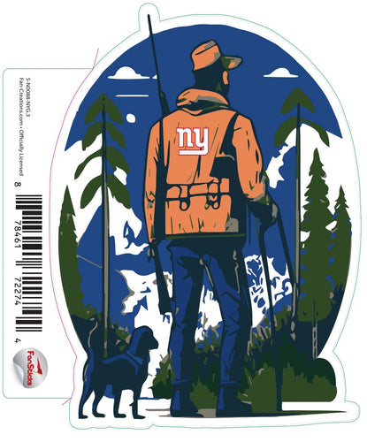 Fan Creations Decal New York Giants 3in Decal Hunter Jacket