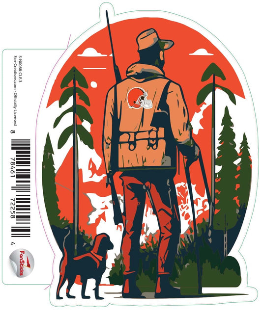 Fan Creations Decal Cleveland Browns 3in Decal Hunter Jacket