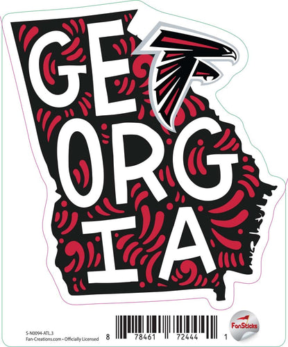 Fan Creations Decal Atlanta Falcons 3in Decal 