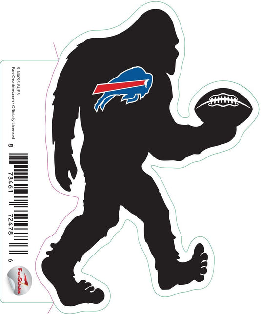 Fan Creations Decal Buffalo Bills 3in Decal Bigfoot Football