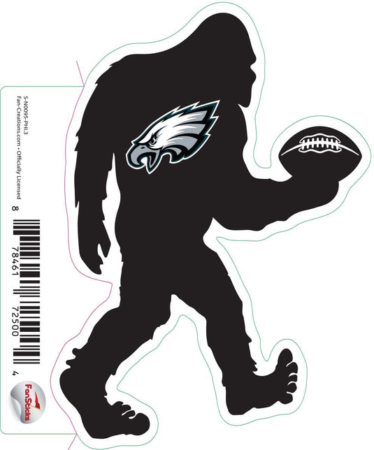 Fan Creations Decal Philadelphia Eagles 3in Decal Bigfoot Football