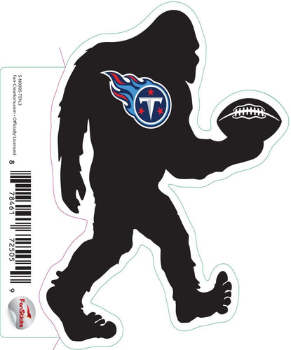 Fan Creations Decal Tennessee Titans 3in Decal - Bigfoot Football