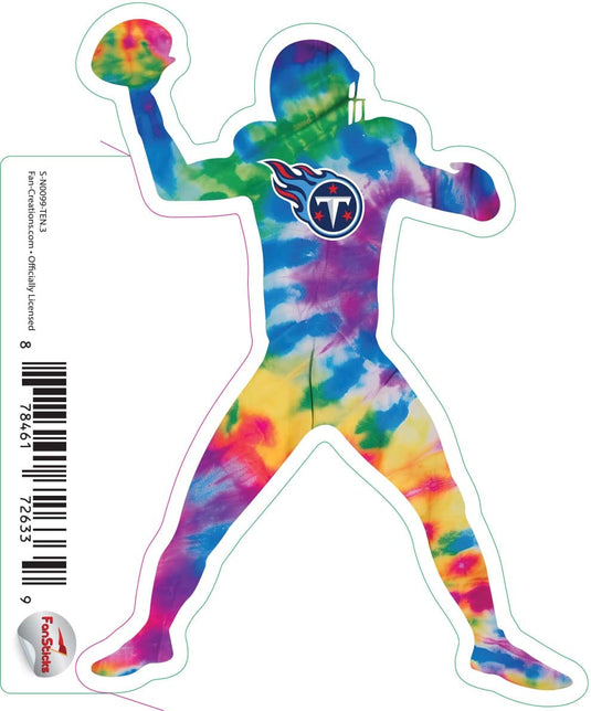 Fan Creations Decal Tennessee Titans 3in Decal - QB Tye Die