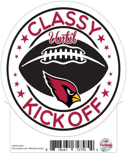 Fan Creations Decal Arizona Cardinals 3in Decal 