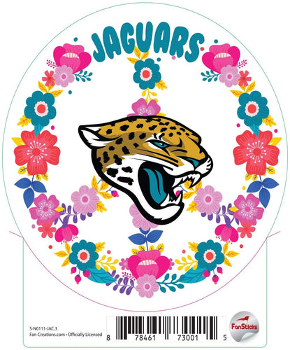 Fan Creations Decal Jacksonville Jaguars 3in Decal Peace Sign