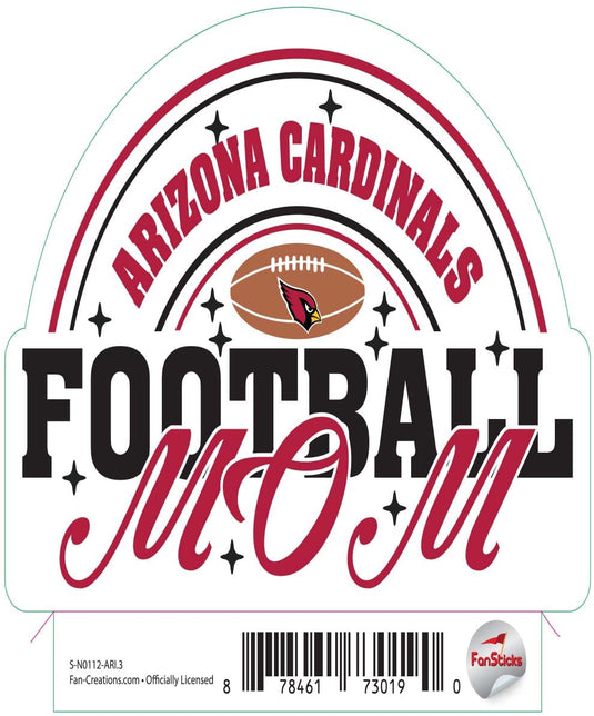 Fan Creations Decal Arizona Cardinals 3in Decal 