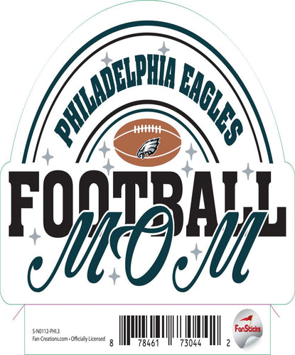 Fan Creations Decal Philadelphia Eagles 3in Decal Football Mom