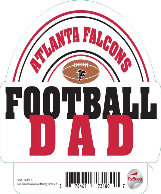 Fan Creations Decal Atlanta Falcons 3in Decal 