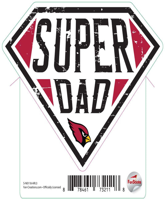 Fan Creations Decal Arizona Cardinals 3in Decal 