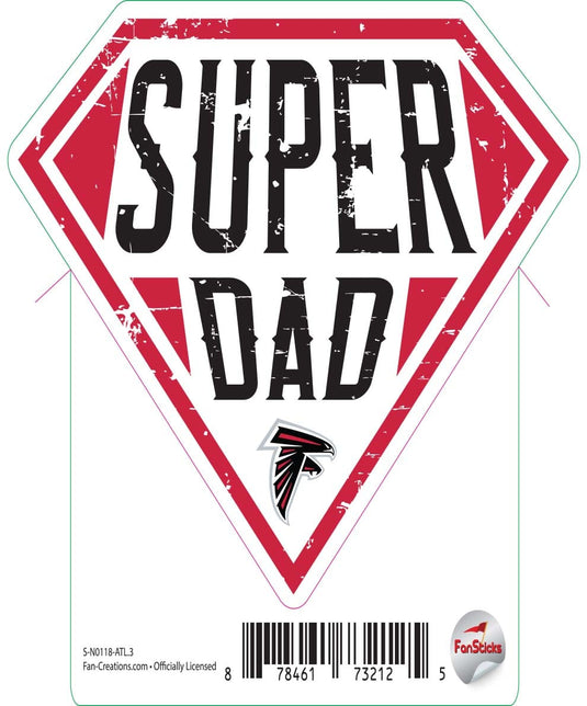 Fan Creations Decal Atlanta Falcons 3in Decal 