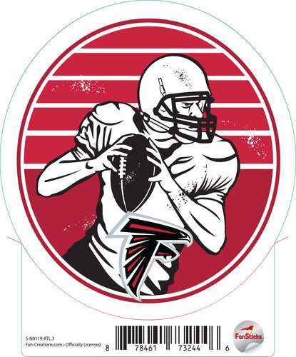 Fan Creations Decal Atlanta Falcons 3in Decal 