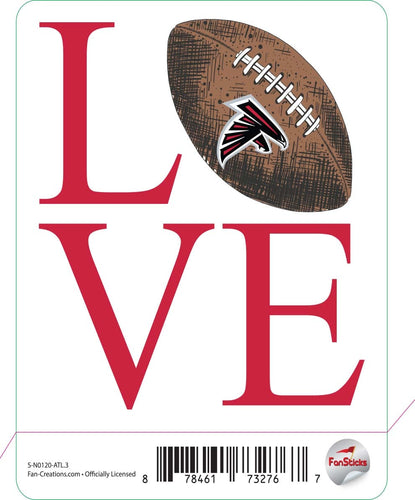 Fan Creations Decal Atlanta Falcons 3in Decal 