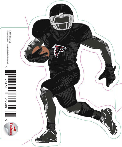 Fan Creations Decal Atlanta Falcons 3in Decal 