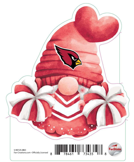 Fan Creations Decal Arizona Cardinals 3in Decal 