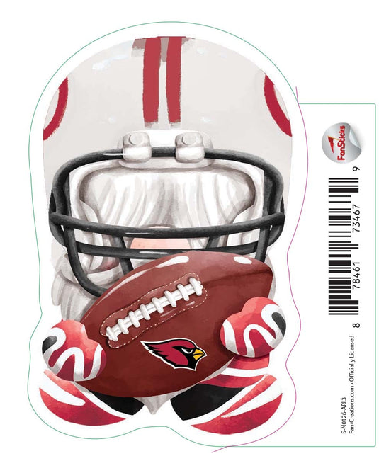 Fan Creations Decal Arizona Cardinals 3in Decal 