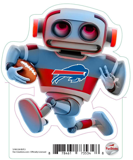 Fan Creations Decal Buffalo Bills 3in Decal Robot AI