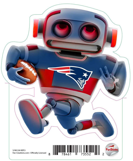 Fan Creations Decal New England Patriots 3in Decal Robot AI