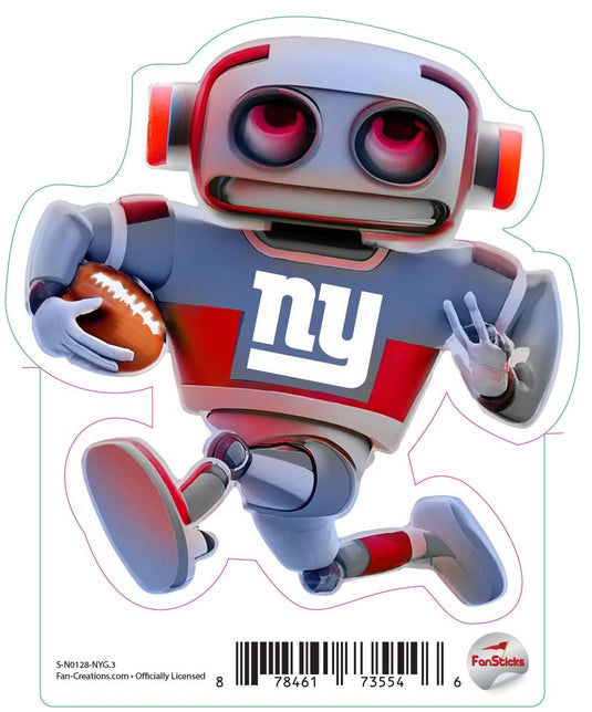 Fan Creations Decal New York Giants 3in Decal Robot