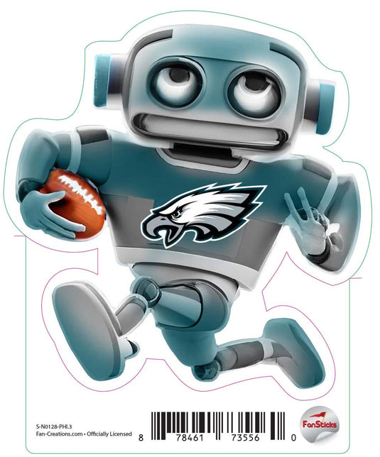 Fan Creations Decal Philadelphia Eagles 3in Decal Robot