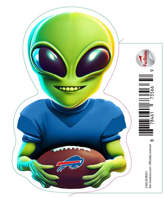 Fan Creations Decal Buffalo Bills 3in Decal Alien AI