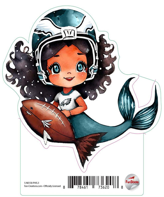 Fan Creations Decal Philadelphia Eagles 3in Decal Mermaid