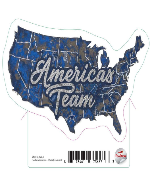 Fan Creations Decal Dallas Cowboys 3in Decal "Dallas Cowboys"