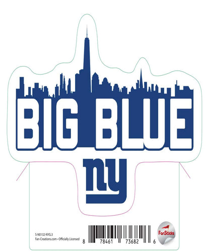Fan Creations Decal New York Giants 3in Decal 