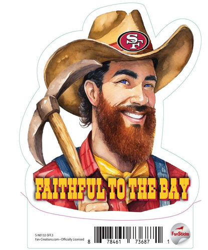 Fan Creations Decal San Francisco 49ers 3in Decal - 