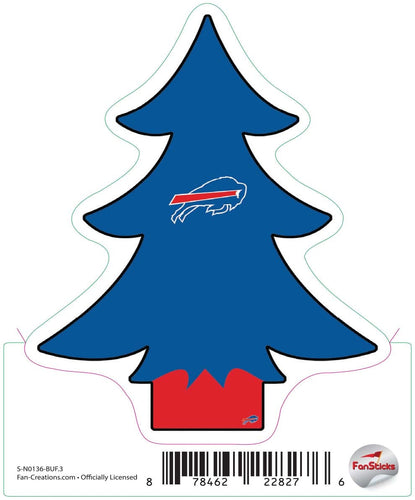 Fan Creations Decal Buffalo Bills 3in Decal Christmas Tree