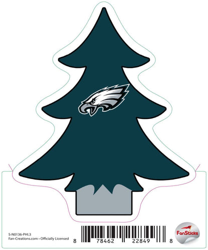 Fan Creations Decal Philadelphia Eagles 3in Decal Christmas Tree