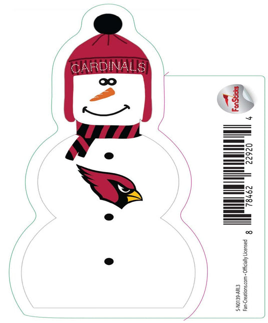 Fan Creations Decal Arizona Cardinals 3in Decal 