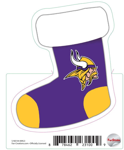 Fan Creations Decal Minnesota Vikings 3in Decal Stocking